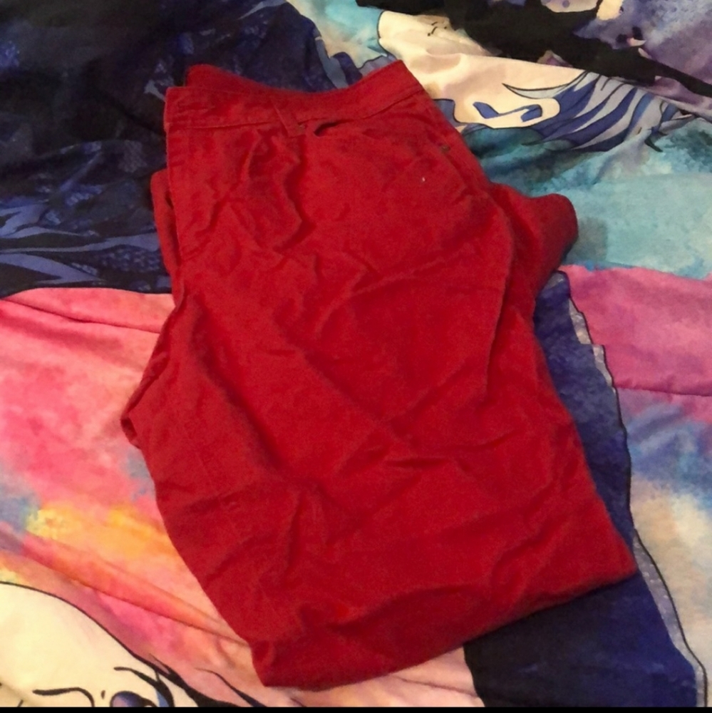 Red jeans